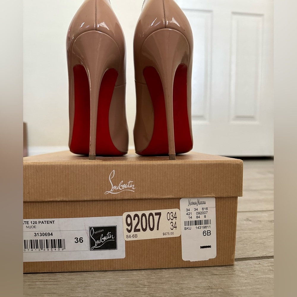 Christian Louboutin: So Kate Patent Pointed-Toe Red Sole Pump